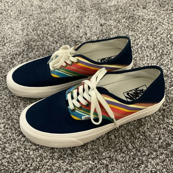 Vans Shoes Mens Vans Ultracush Retro Rainbow Sneakers Poshmark